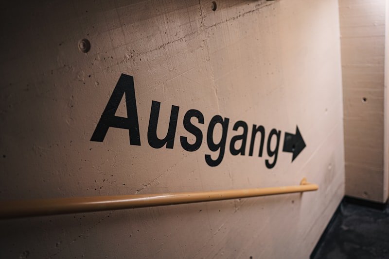 a close up of a sign on a wall